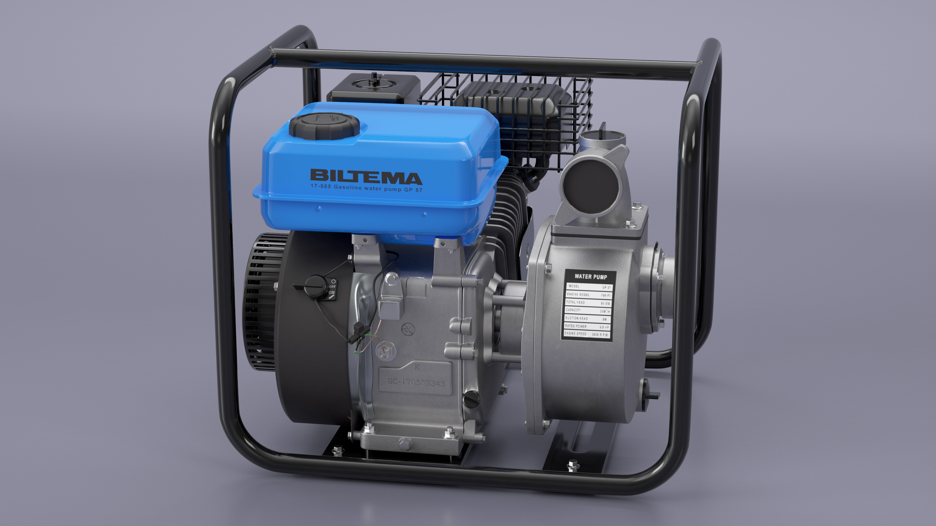 3D Biltema Water Pump for Draining