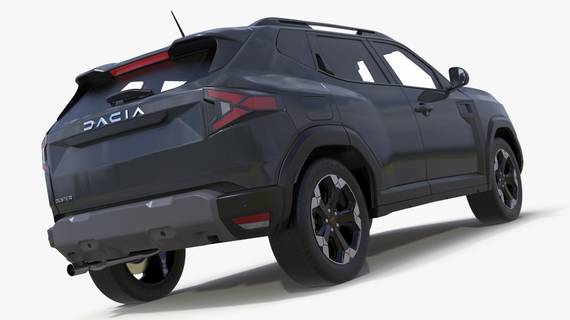 Dacia Duster 2024 Crossover Gray 3D