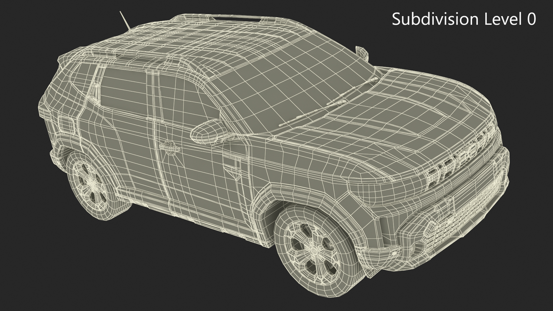Dacia Duster 2024 Crossover Gray 3D