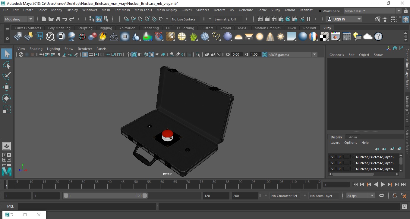 Nuclear Briefcase 3D