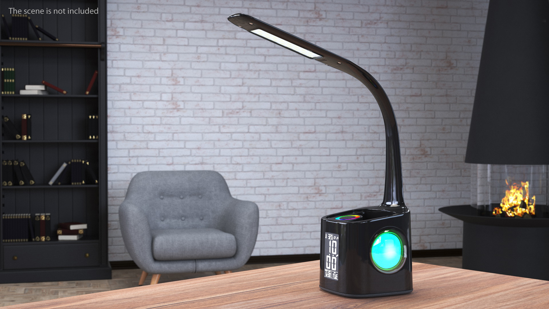3D Black Smart Desk Lamp