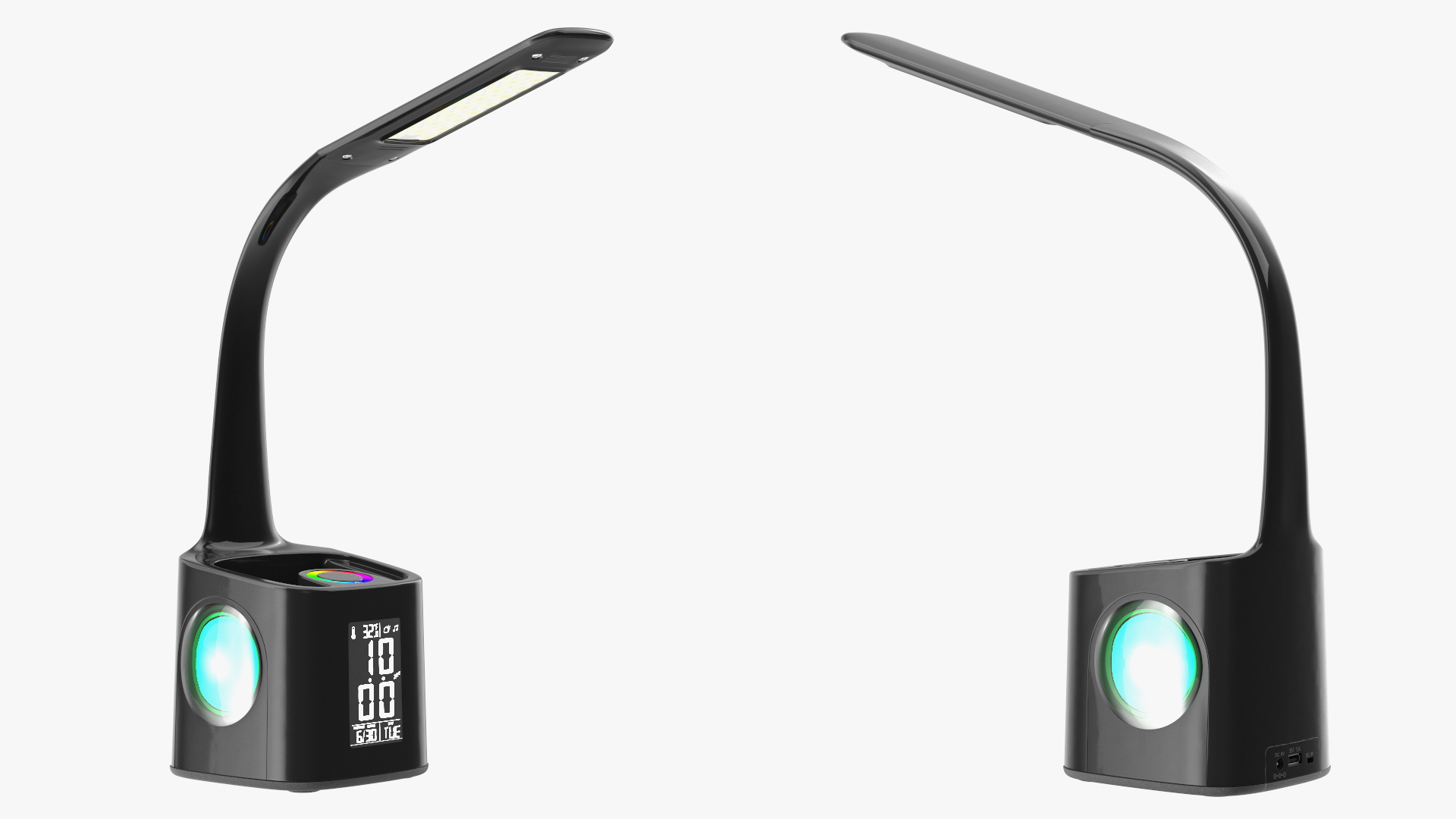 3D Black Smart Desk Lamp