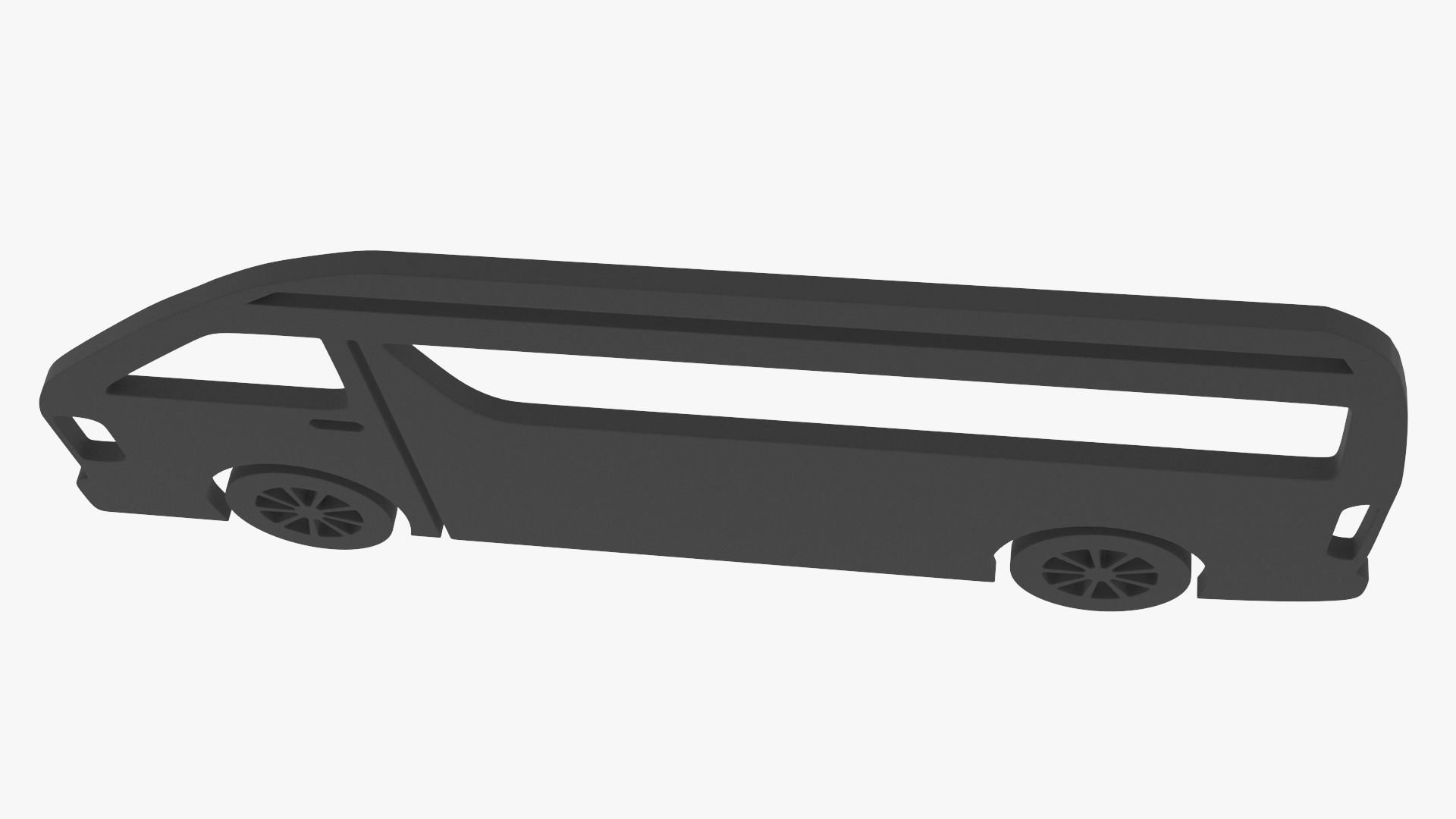 Van Silhouette 3D model
