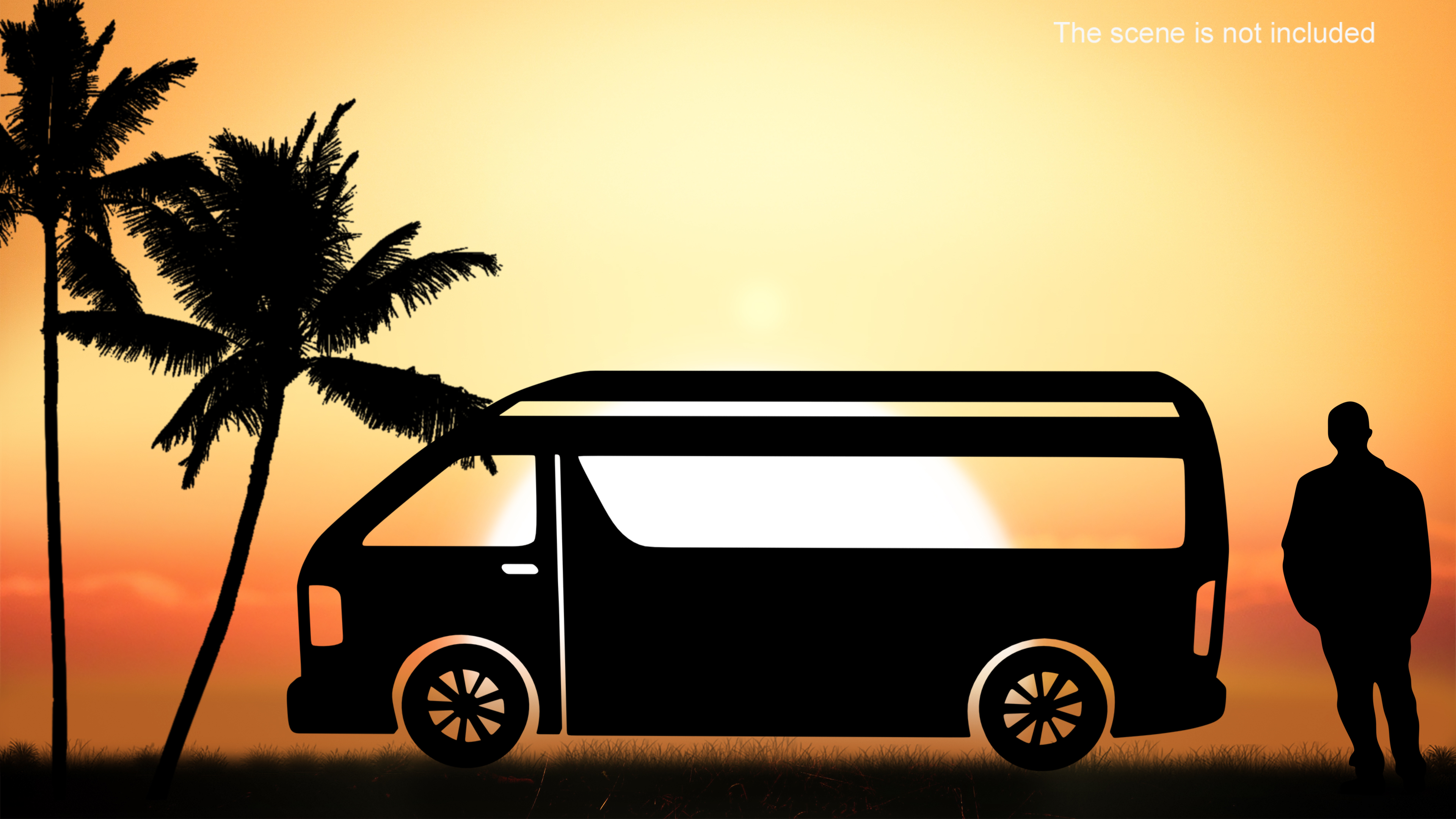 Van Silhouette 3D model