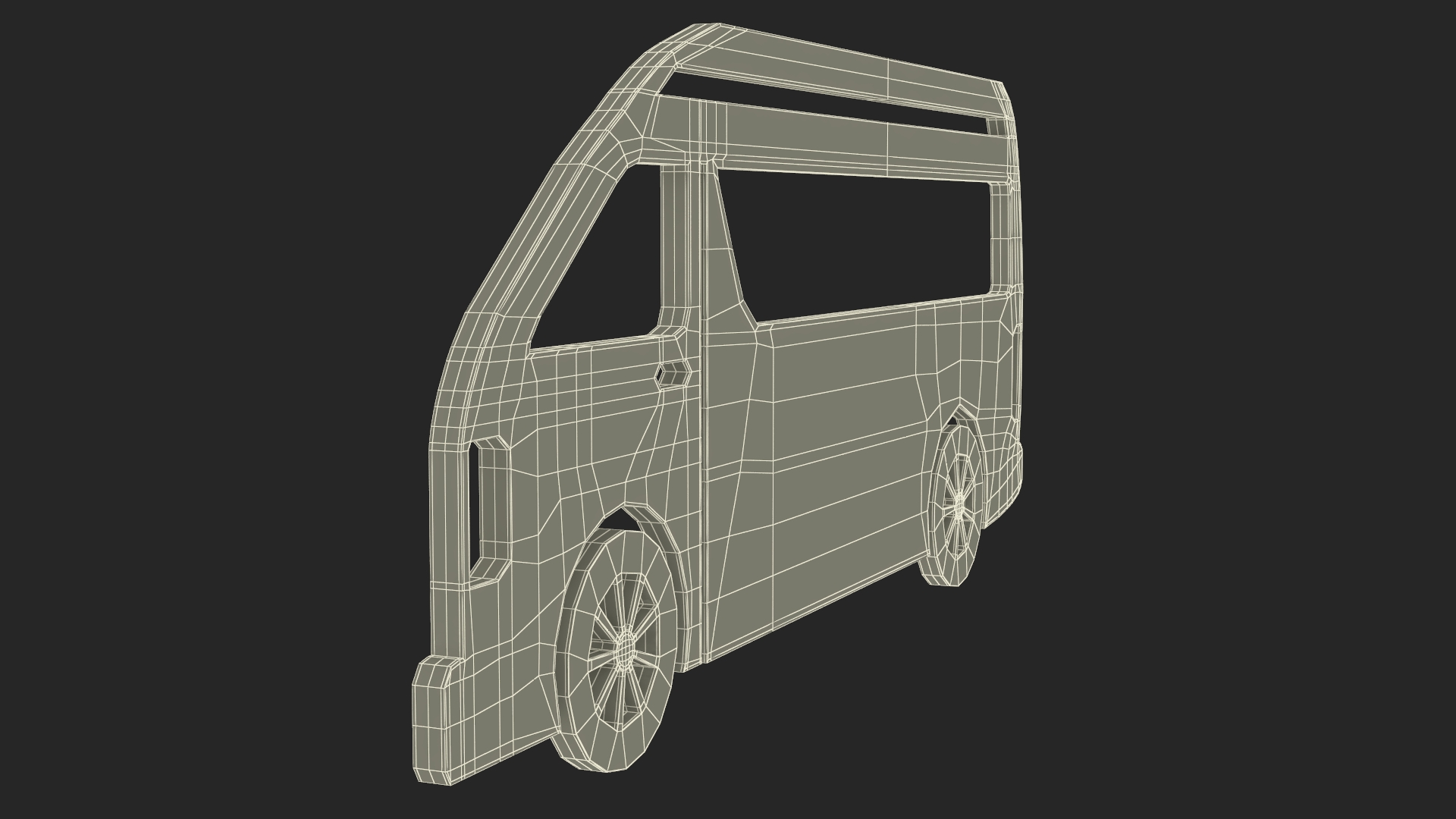 Van Silhouette 3D model