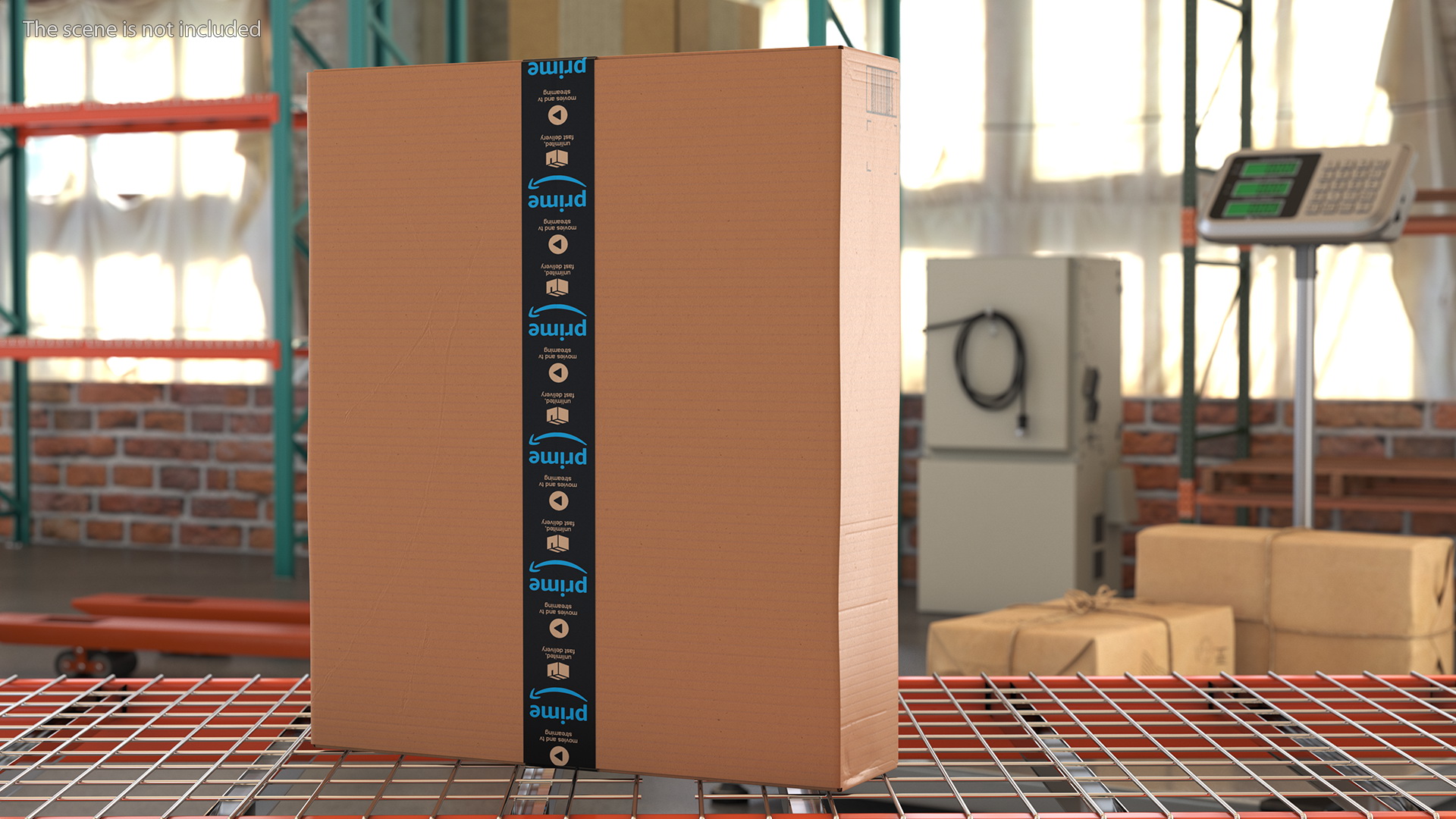 Amazon Parcels Box 53x45x12 3D