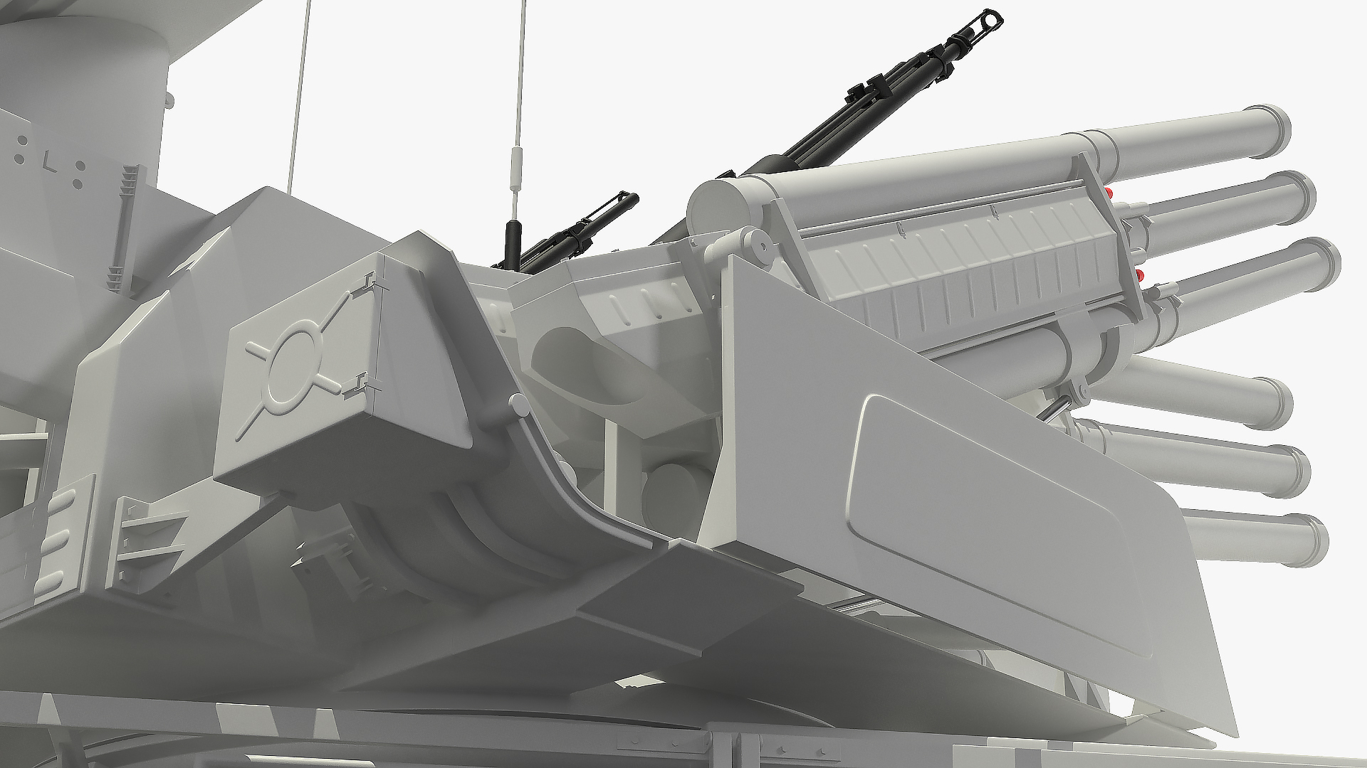 Pantsir S1 SA-22 Deployed Position 3D model