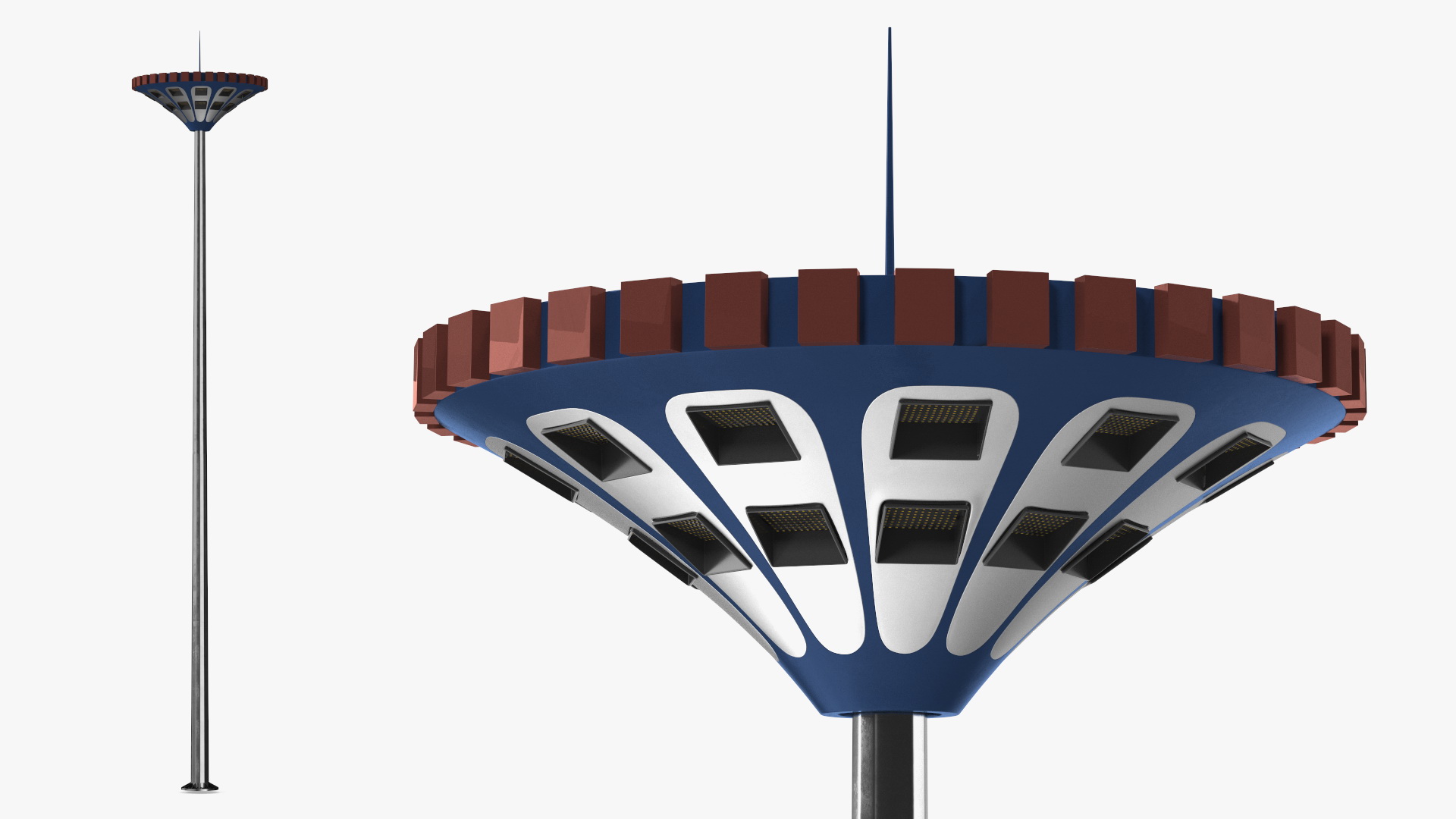 3D model Road light