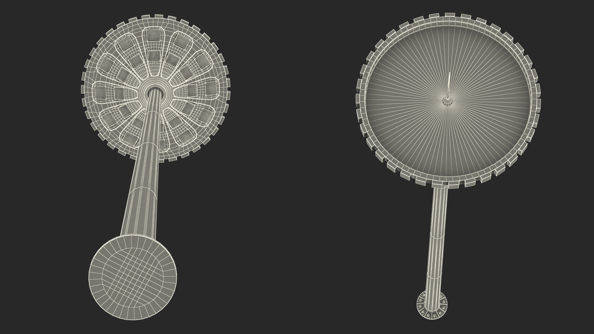 3D model Road light