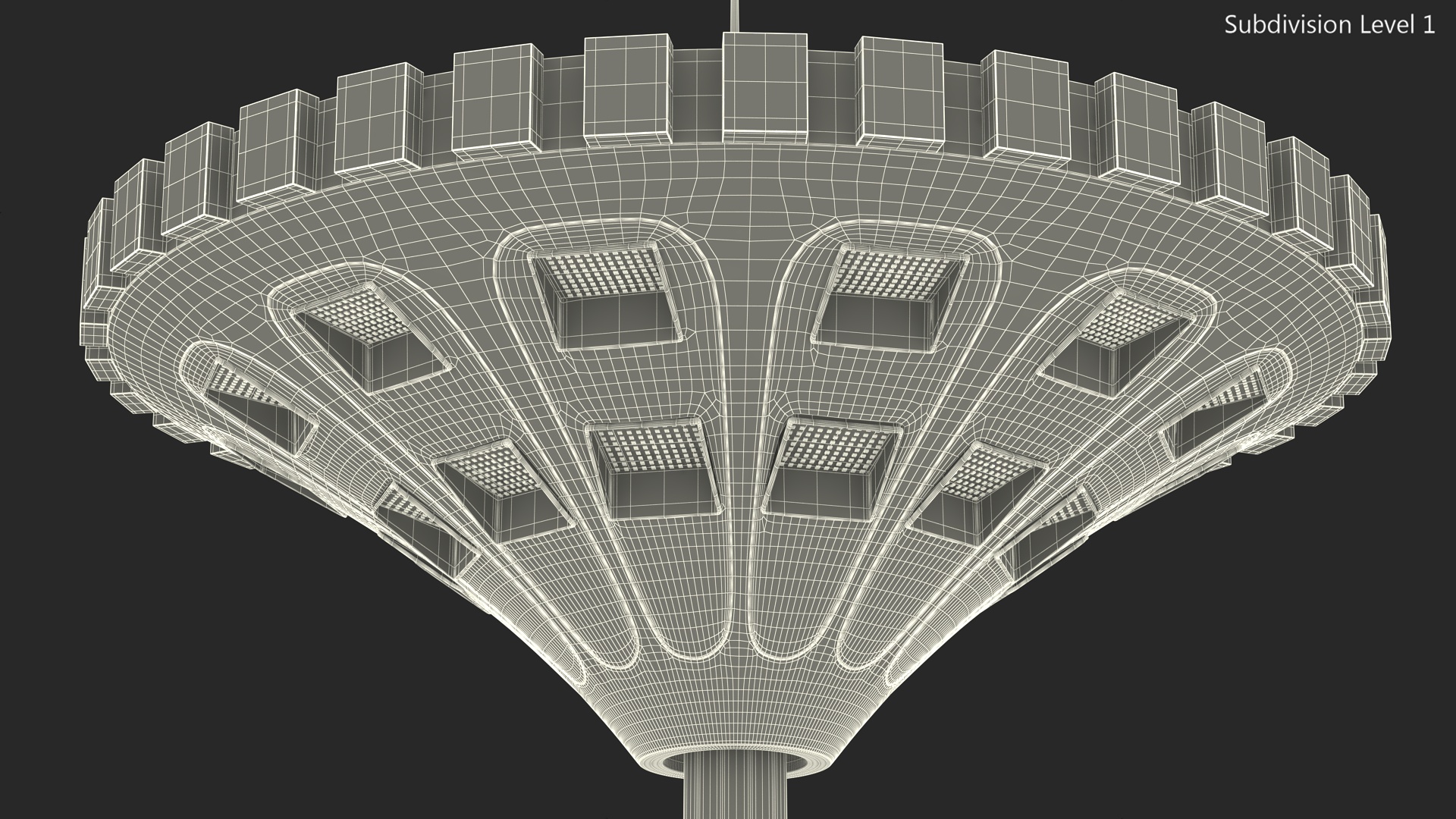 3D model Road light