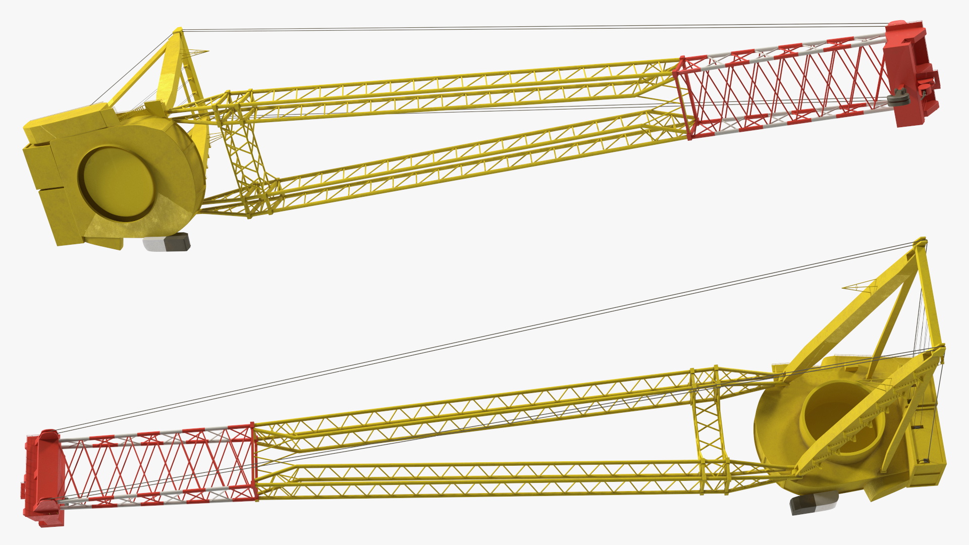3D Crane for Floating Construction Vessel model
