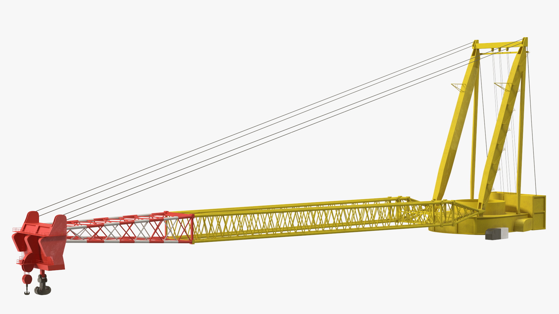 3D Crane for Floating Construction Vessel model