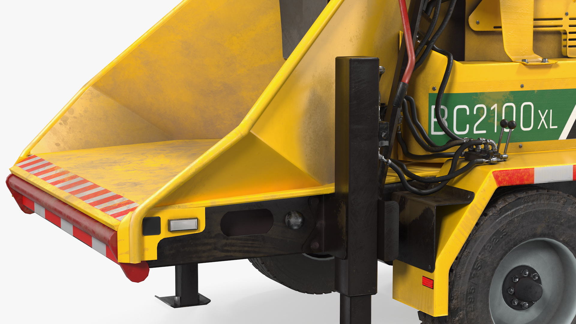3D Vermeer BC2100XL Towed Wood Chipper Dirty