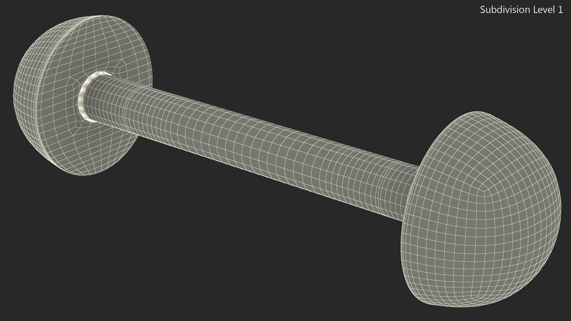 Bar Shot Naval Cannon Projectile 3D