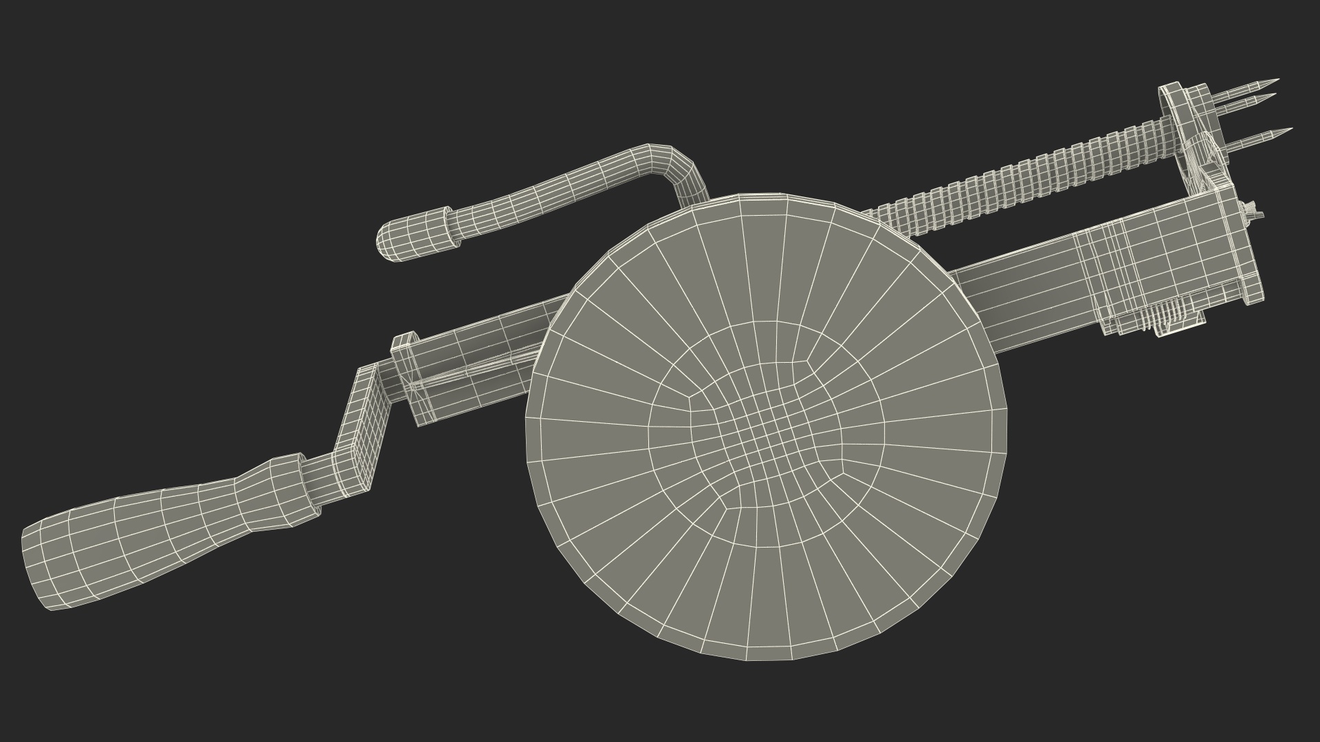 Spiralizer Potato And Apple Peeler 3D model
