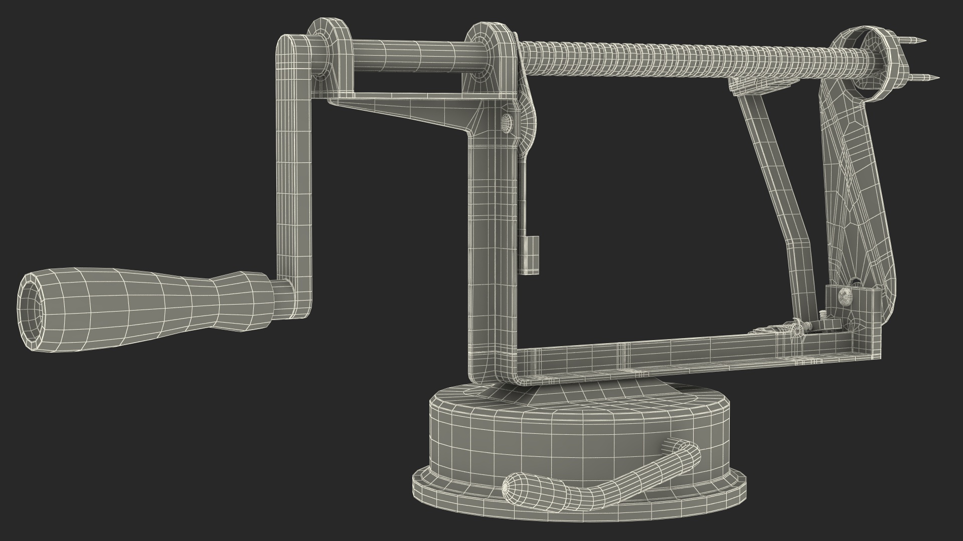 Spiralizer Potato And Apple Peeler 3D model