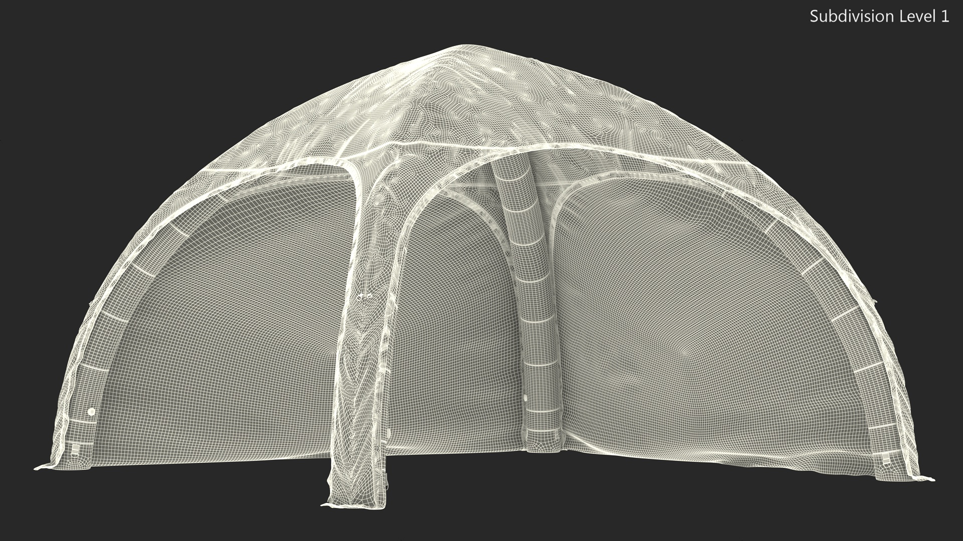 Inflatable Event Tent Branson 3D model