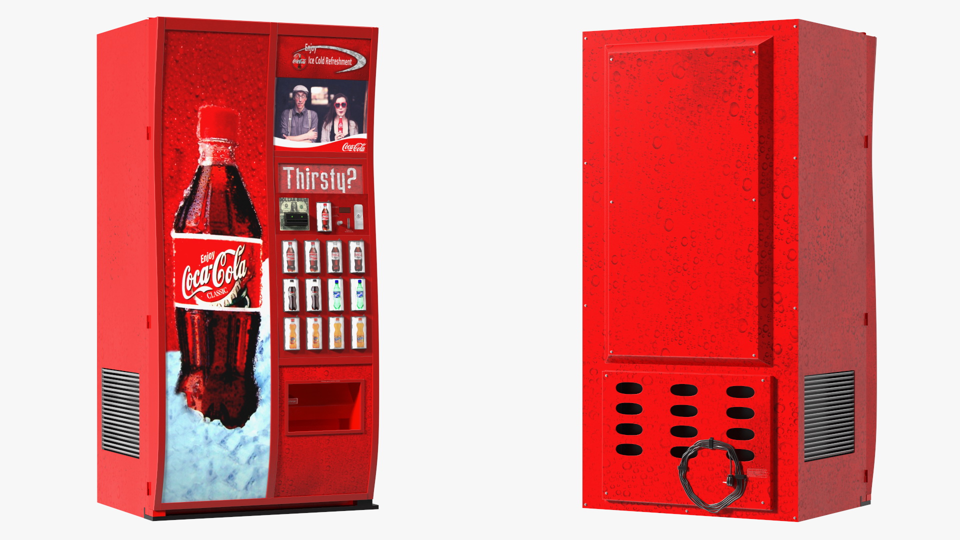 3D model Coca Cola Vending Machine
