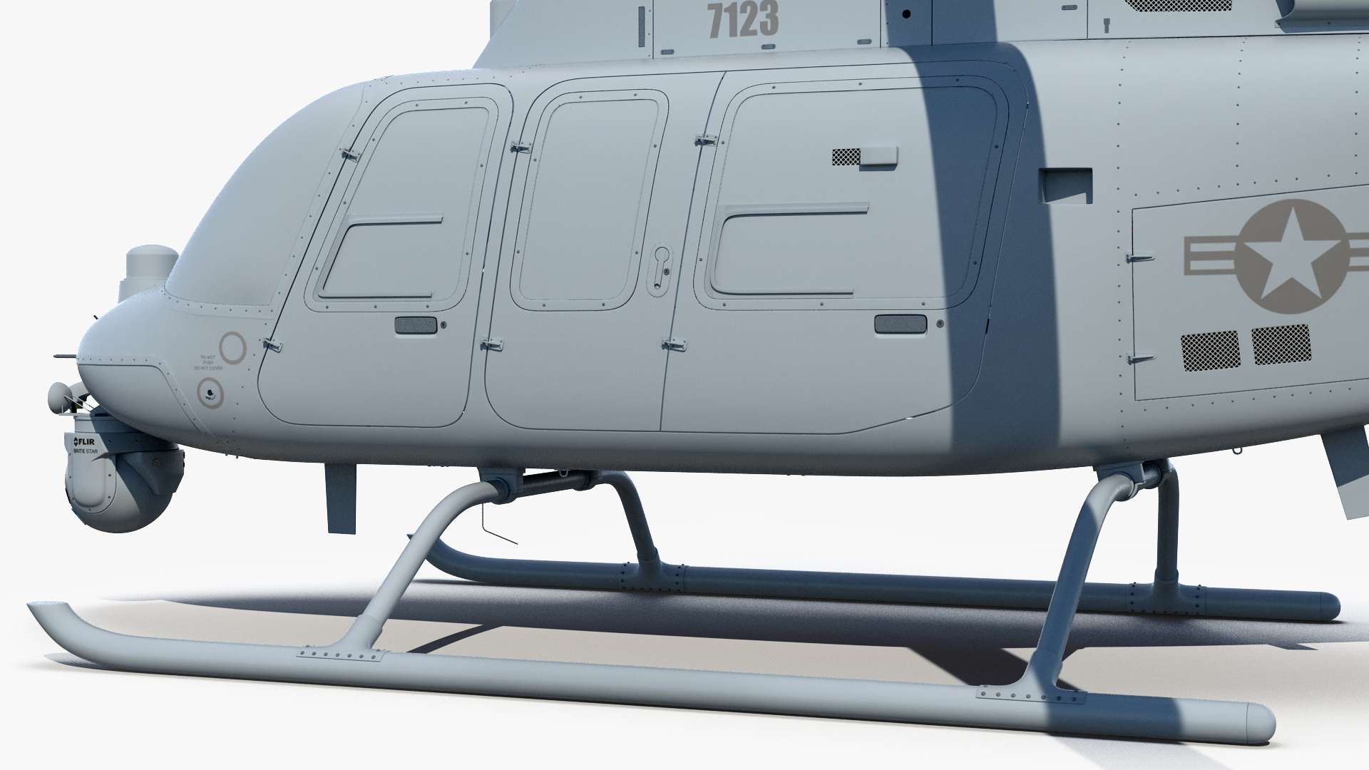 3D Northrop Grumman MQ-8C Fire Scout Unmanned Helicopter model