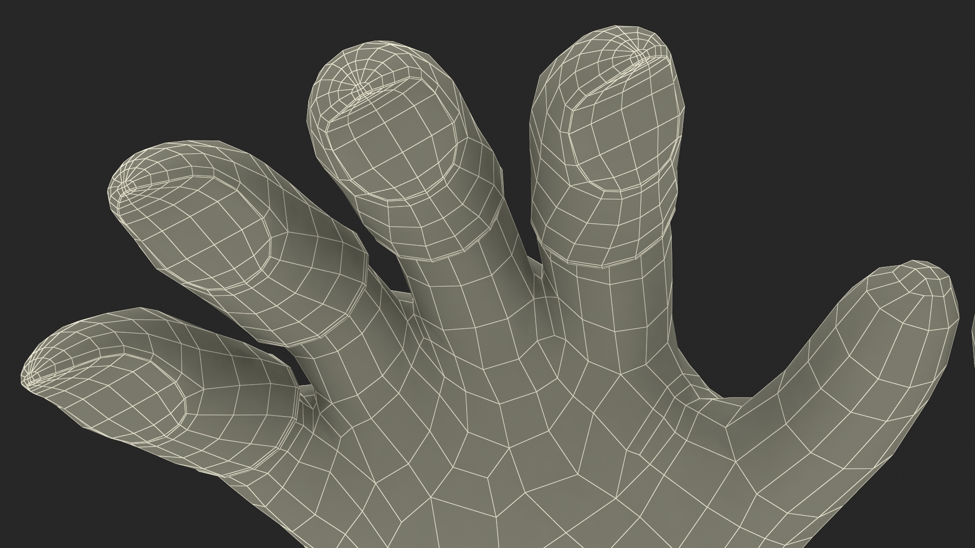 3D Garden Gloves with Plastic Claws Green model