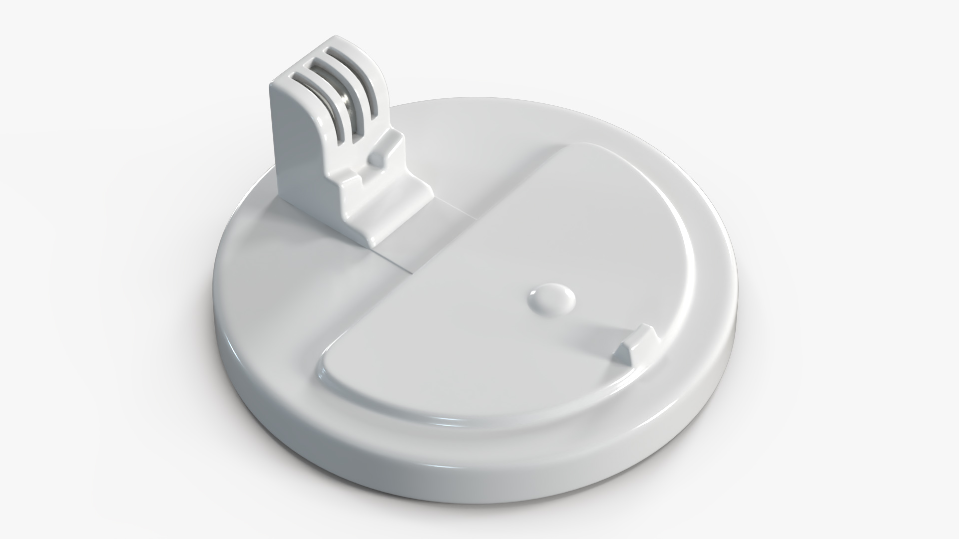 Plastic Electric Kettle with Water 3D model
