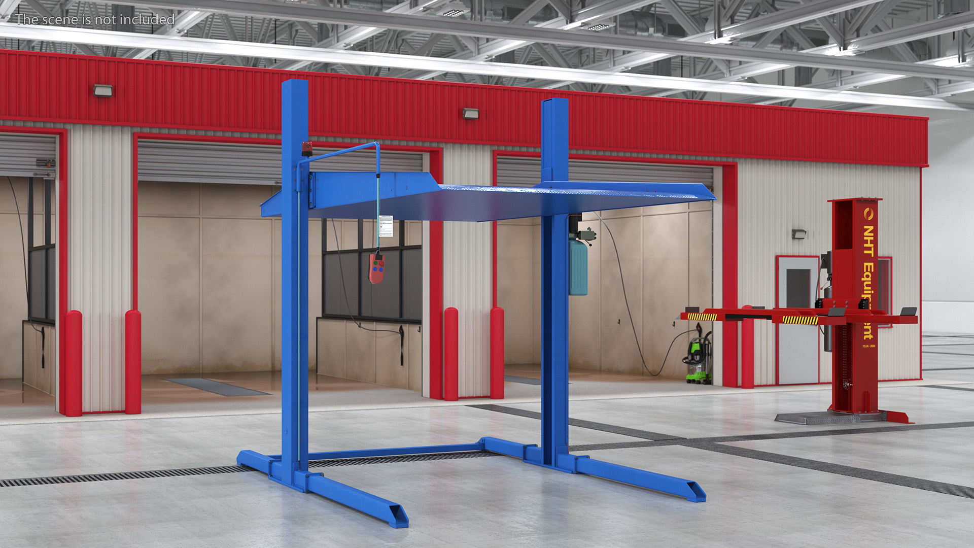 3D Two Post Parking Lift