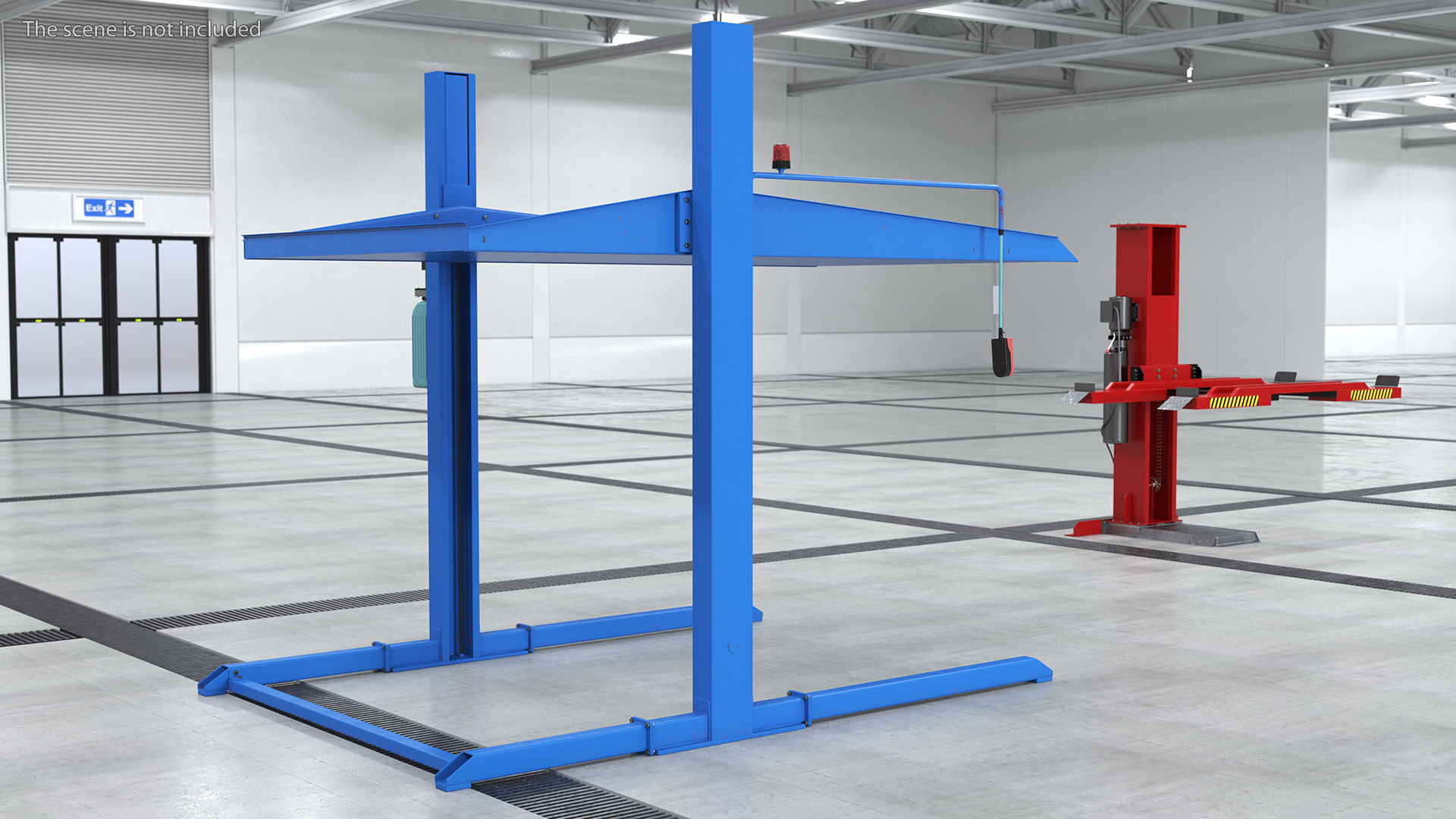 3D Two Post Parking Lift