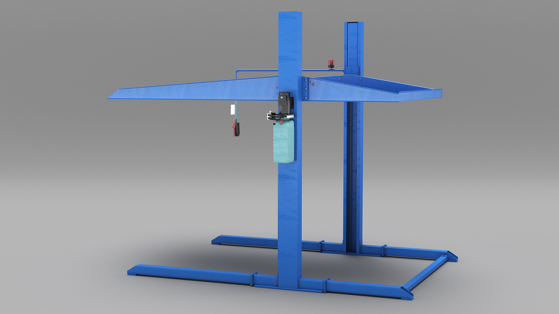 3D Two Post Parking Lift