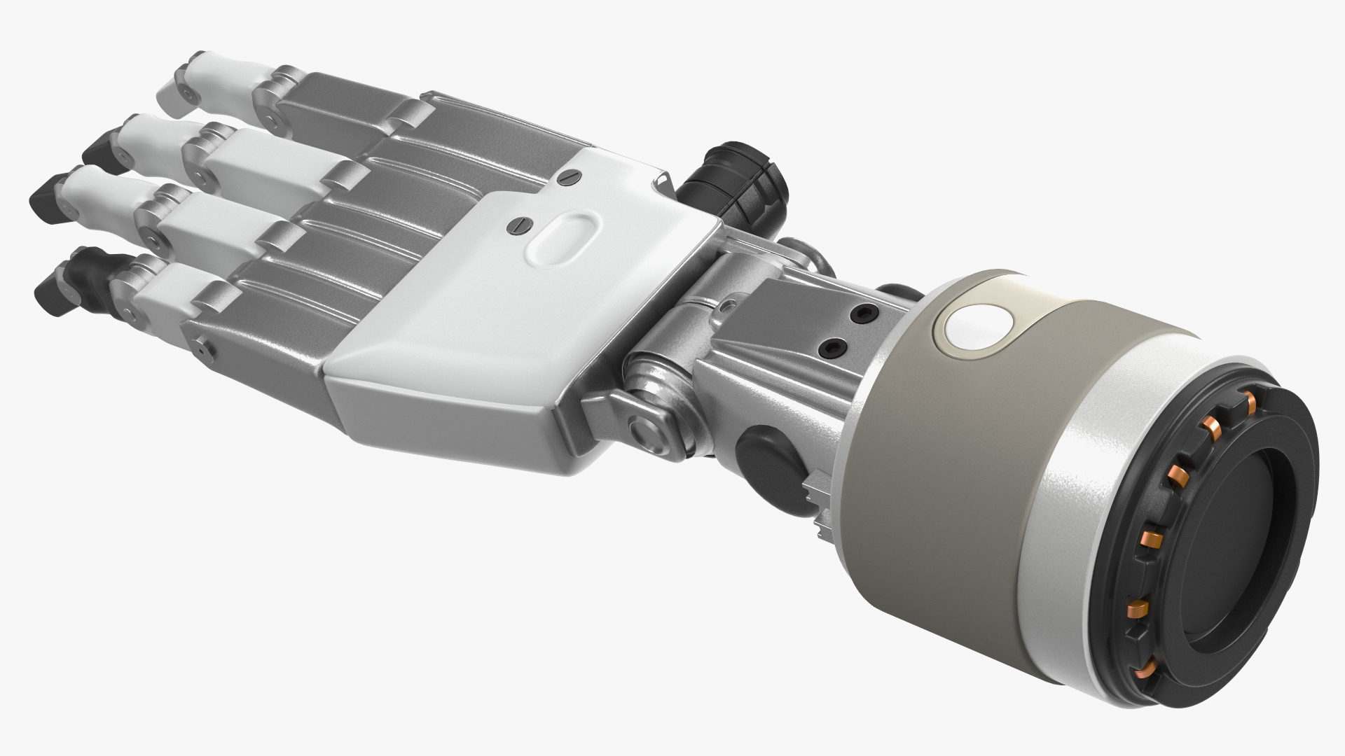 3D model Mechanical Arm Rigged for Cinema 4D
