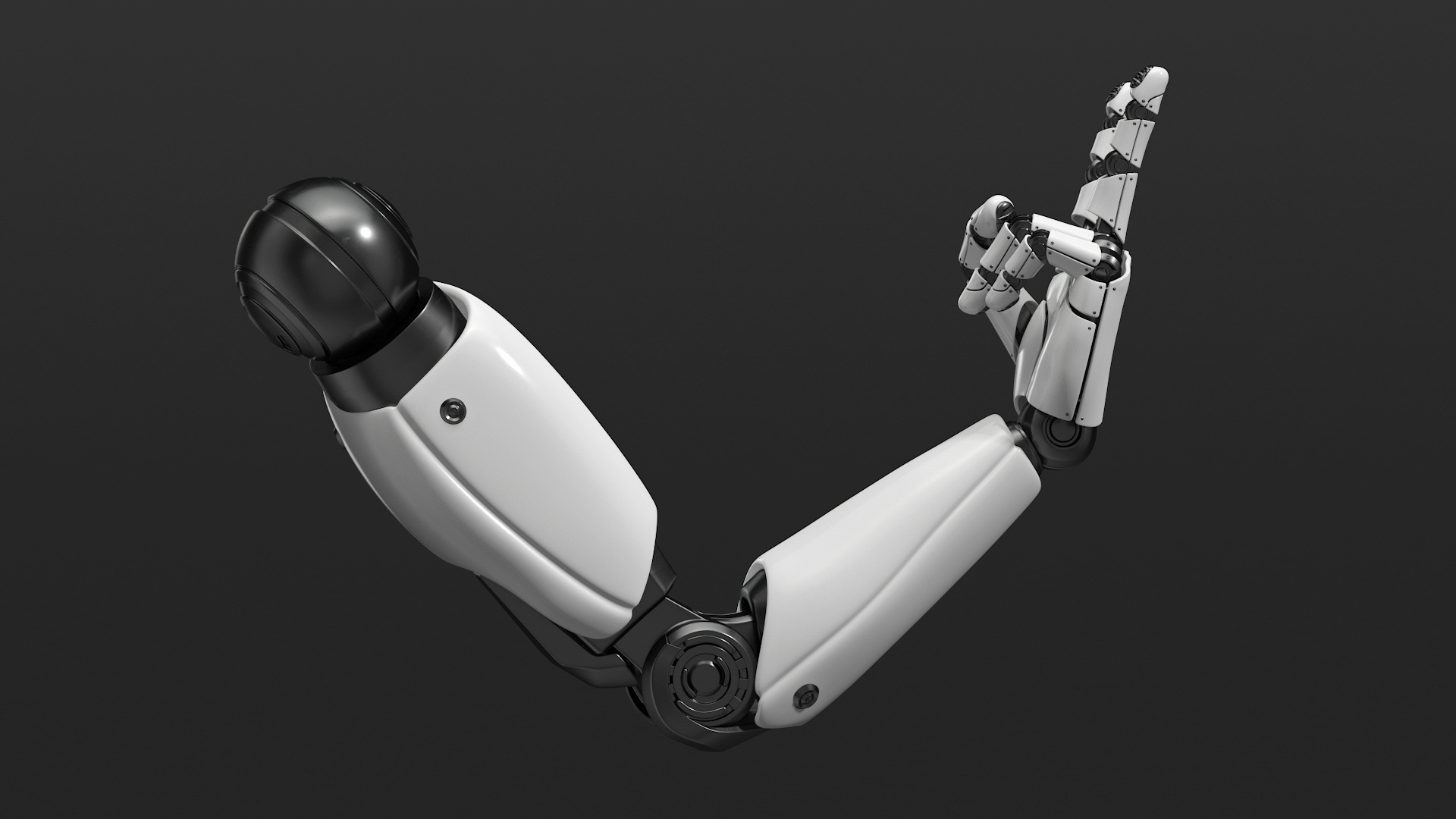 3D Robot Hand Two Finger Pose