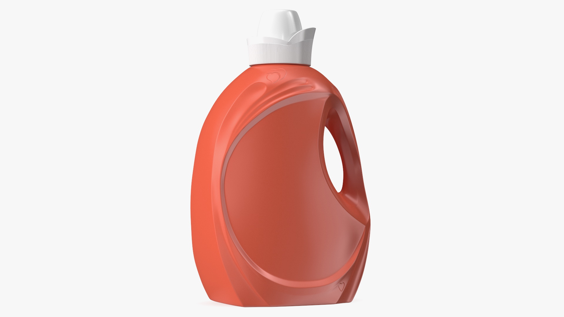 3D Liquid Fabric Softener Large Bottle Clear