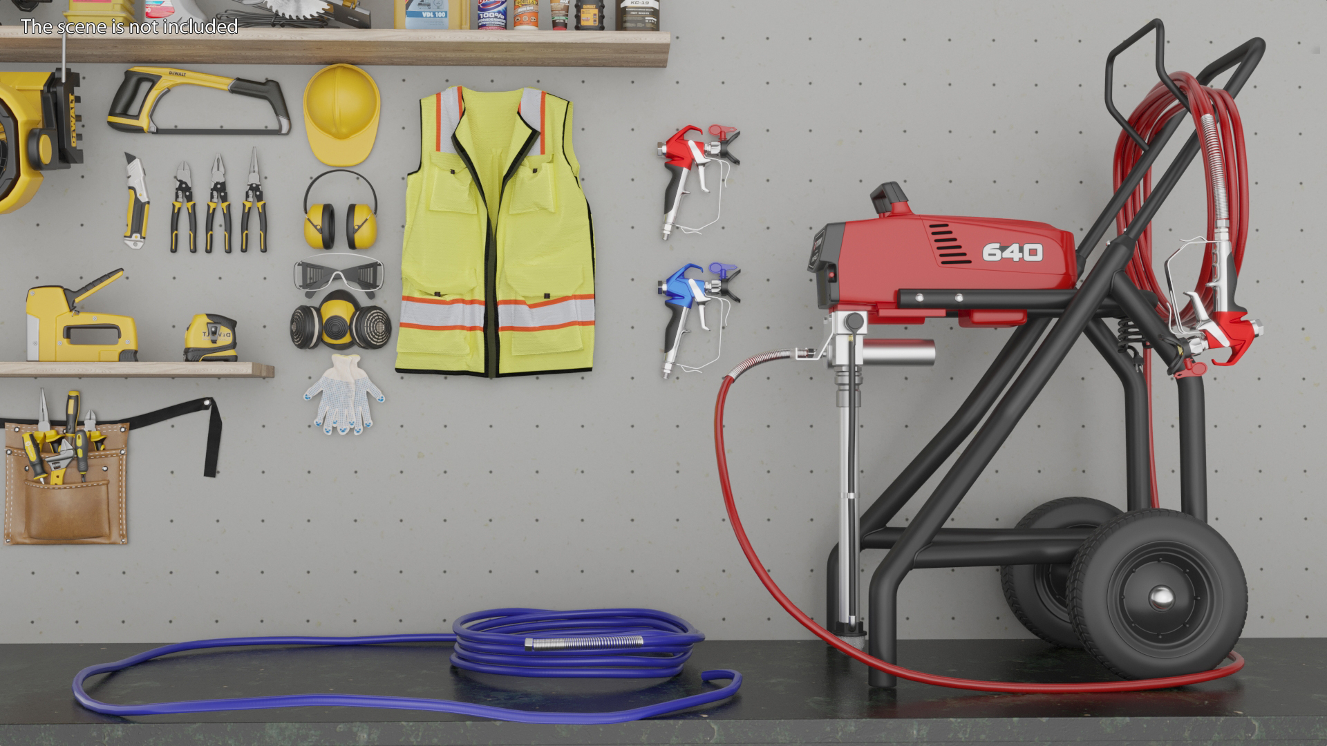 3D model Titan RX Pro Airless Spray Gun