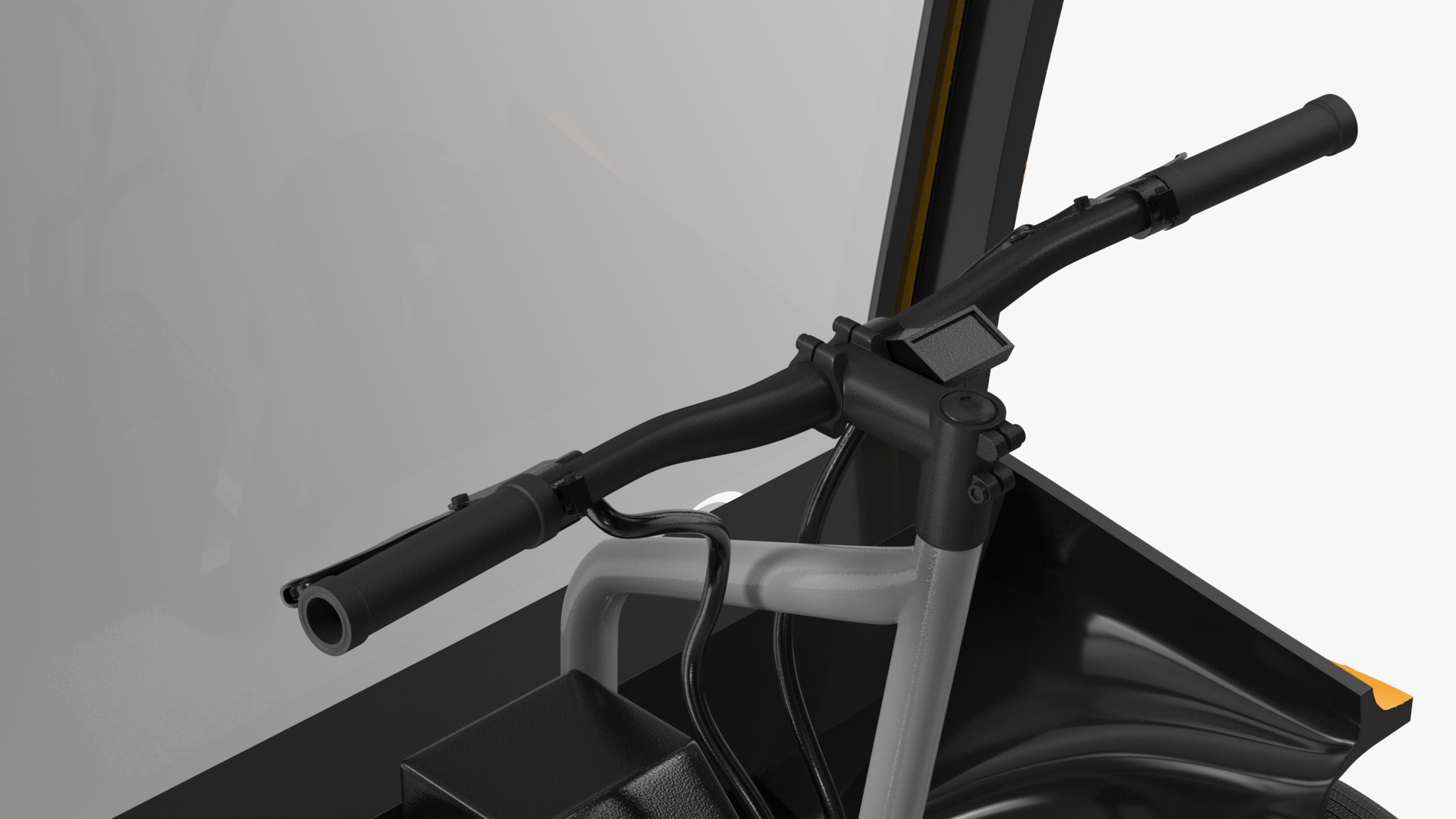 Electric Cargo Bike EAV DHL Rigged 3D model