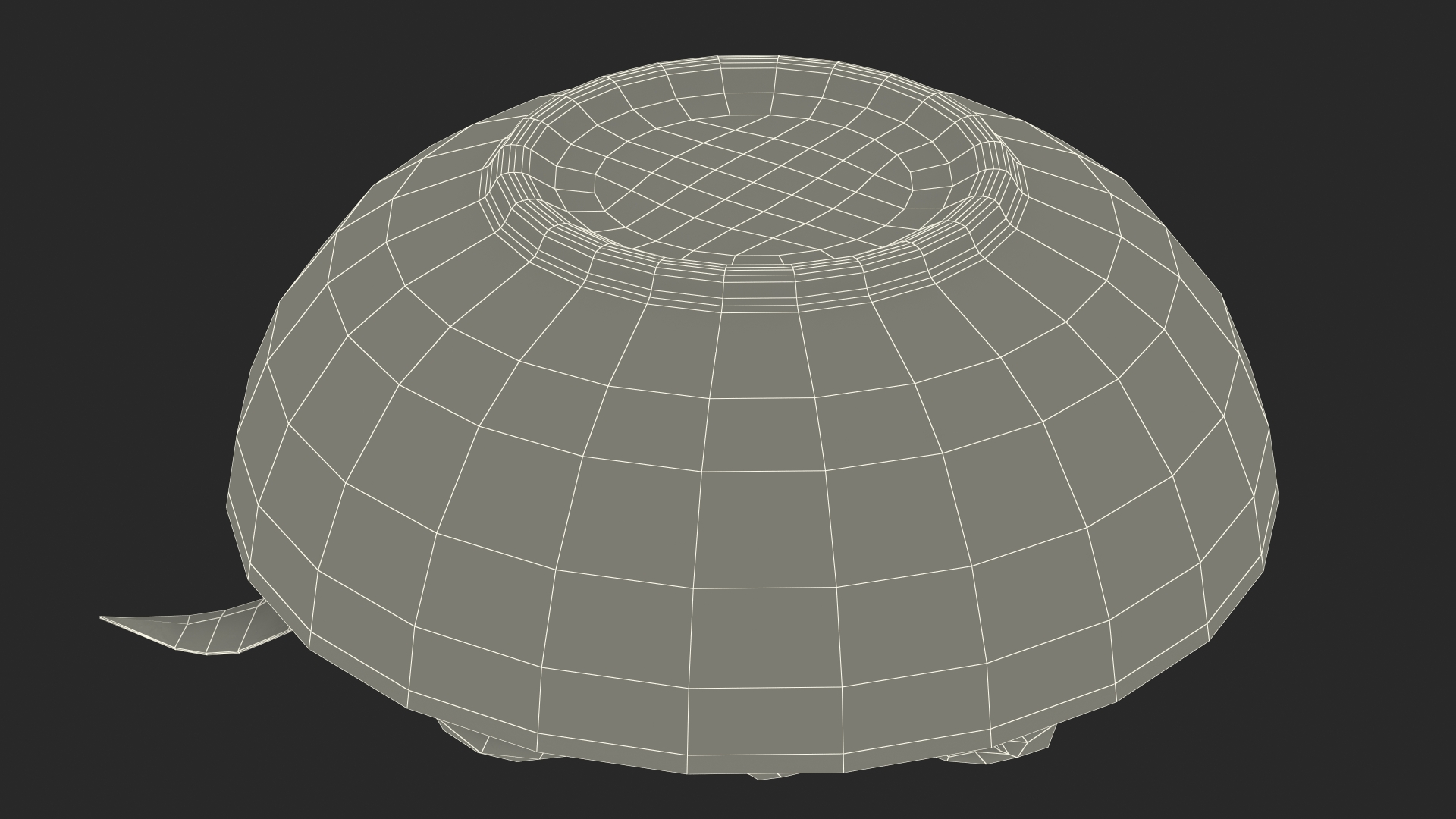 3D model Fresh Blueberries in Bowl