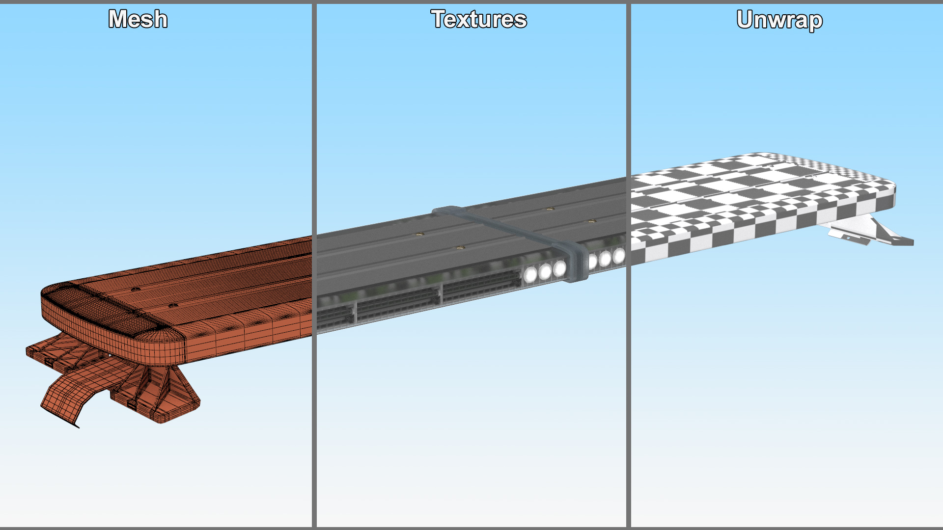 LED Lightbar 3D