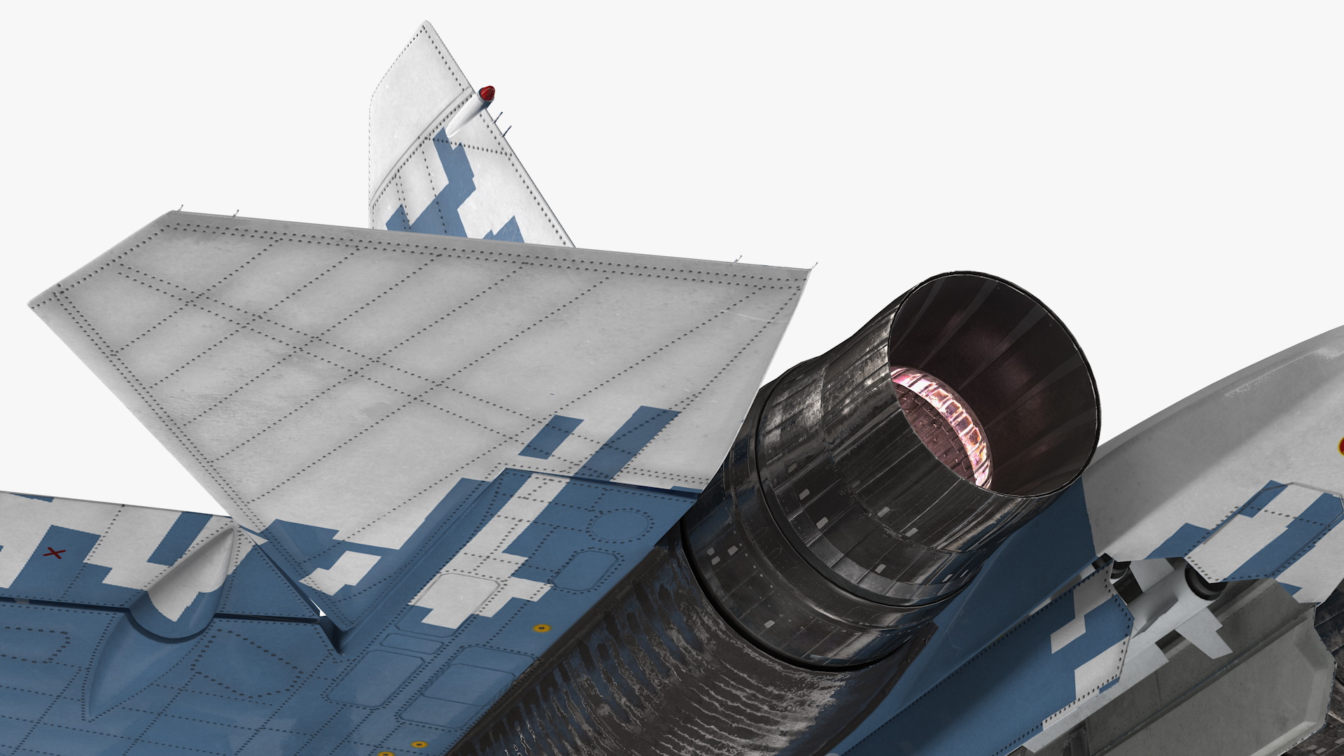 3D SU 57 Stealth Jet Fighter Pixel Camouflage Rigged for Maya model