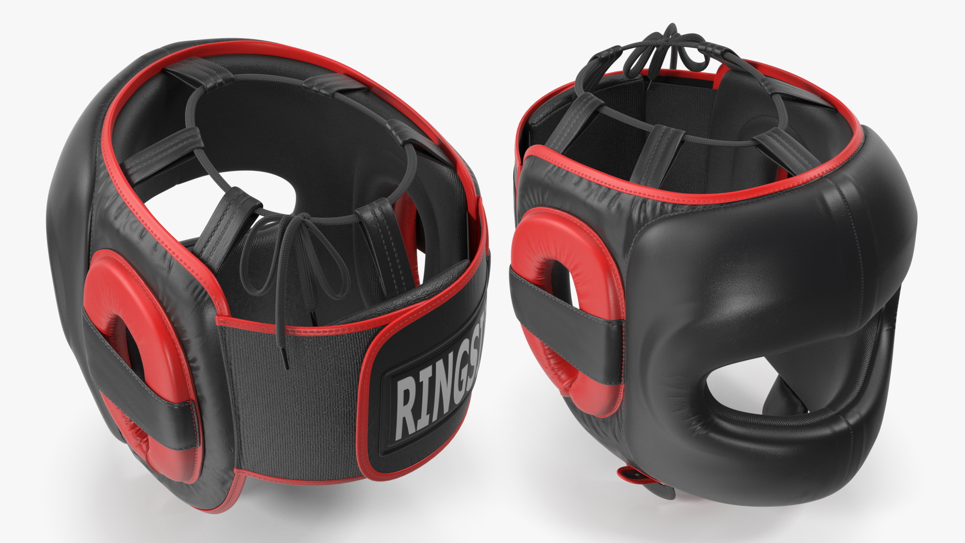 Face Protector Boxing Helmet Closed Type for Sparring Black 3D model