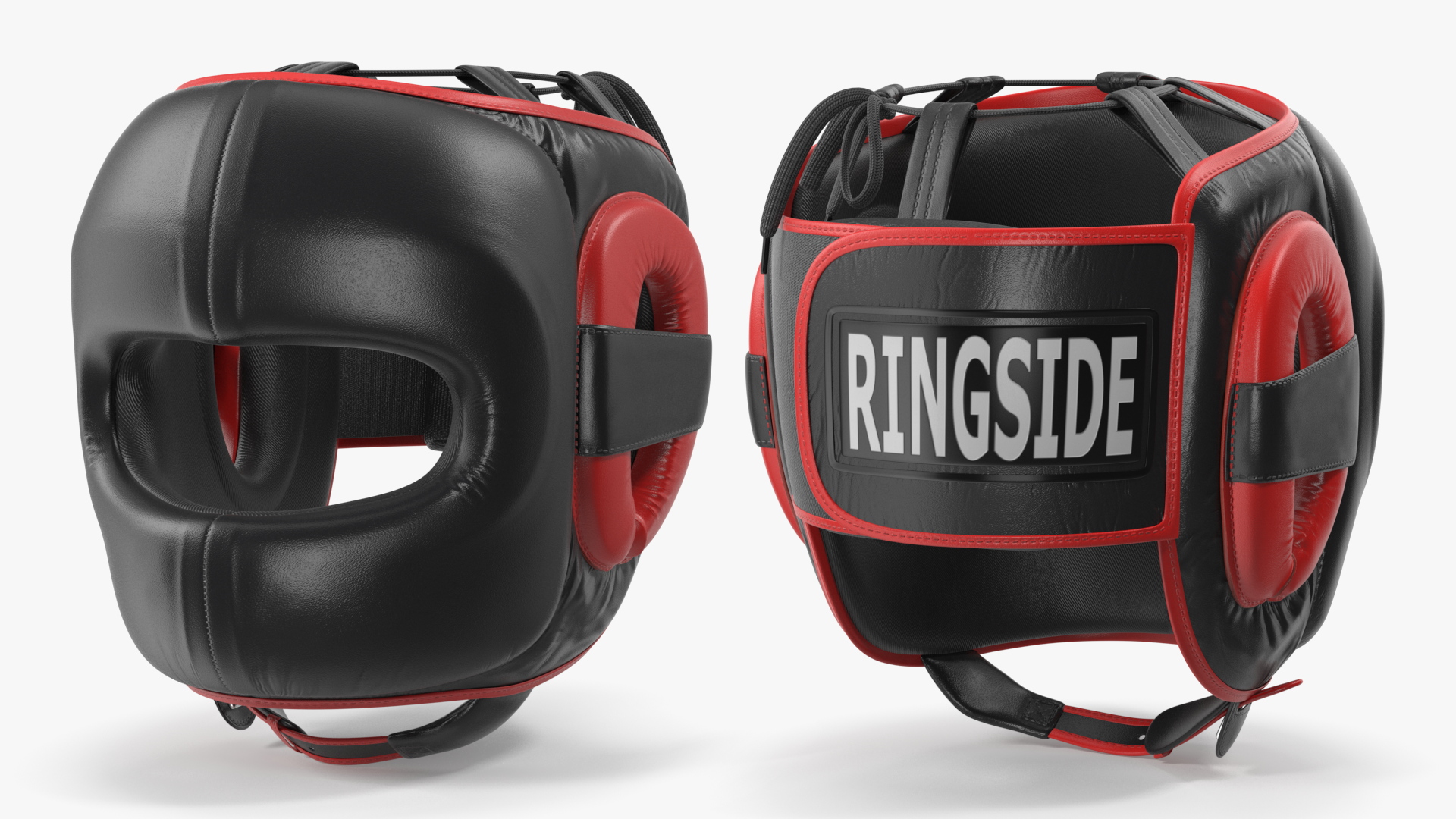 Face Protector Boxing Helmet Closed Type for Sparring Black 3D model