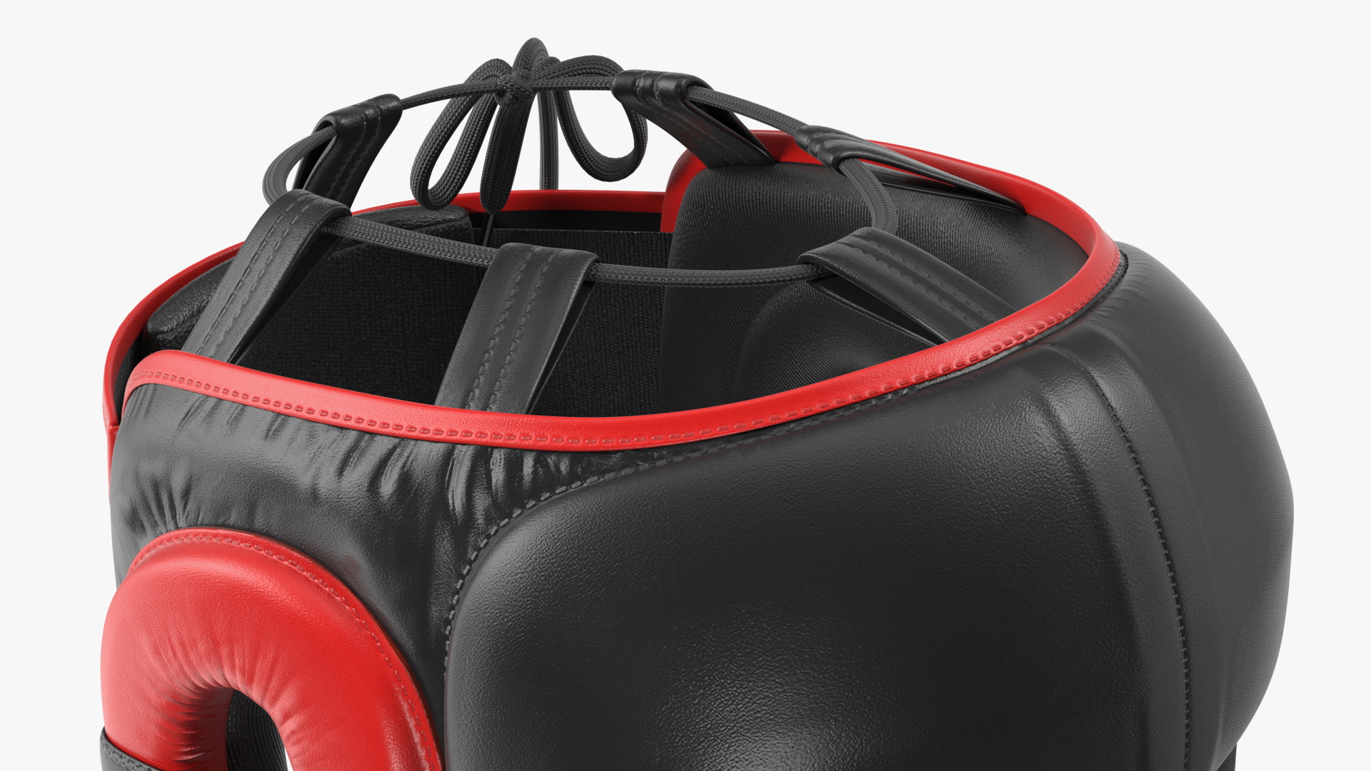 Face Protector Boxing Helmet Closed Type for Sparring Black 3D model
