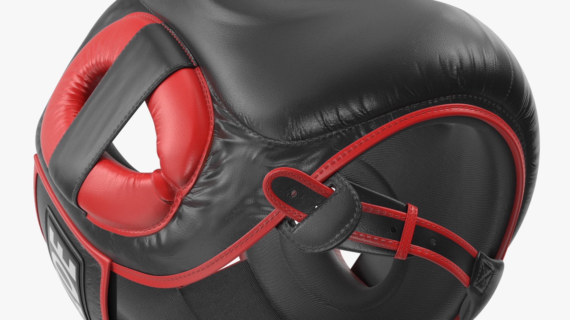 Face Protector Boxing Helmet Closed Type for Sparring Black 3D model