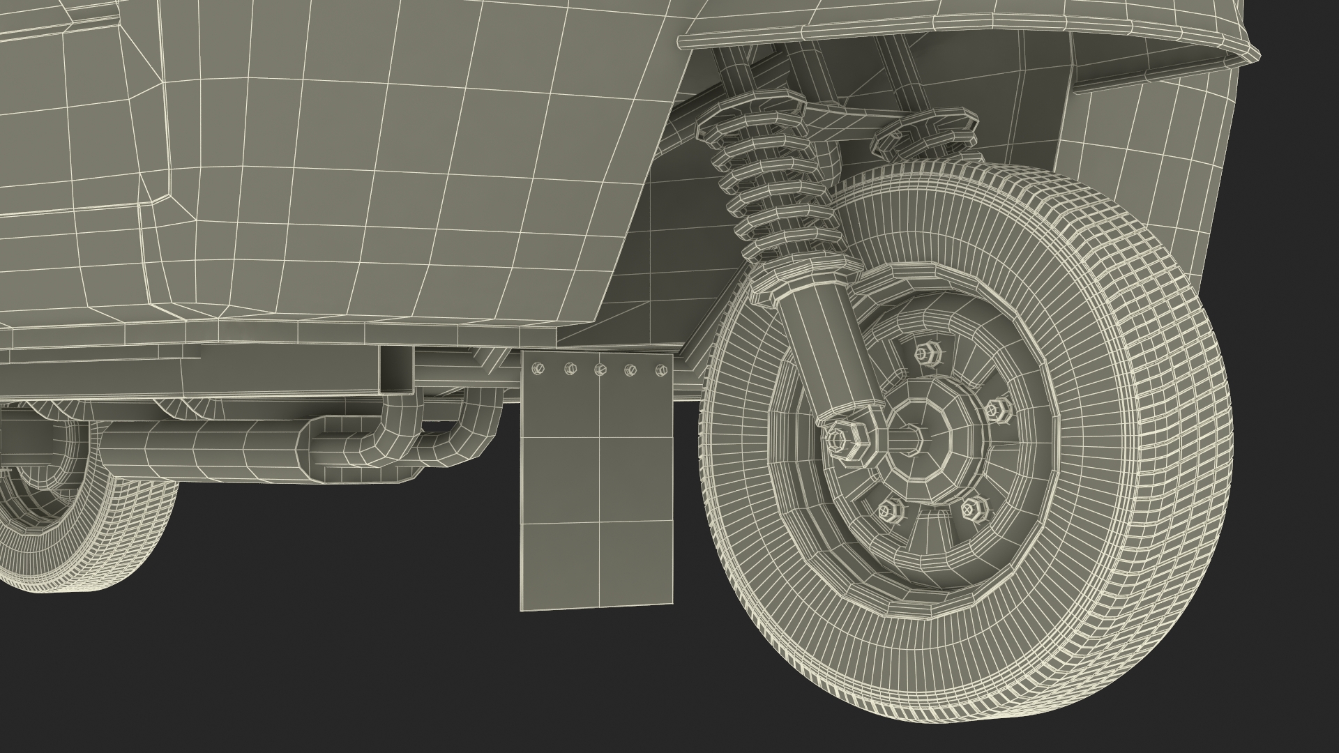3D model Delivery Trike with Close Body Blue