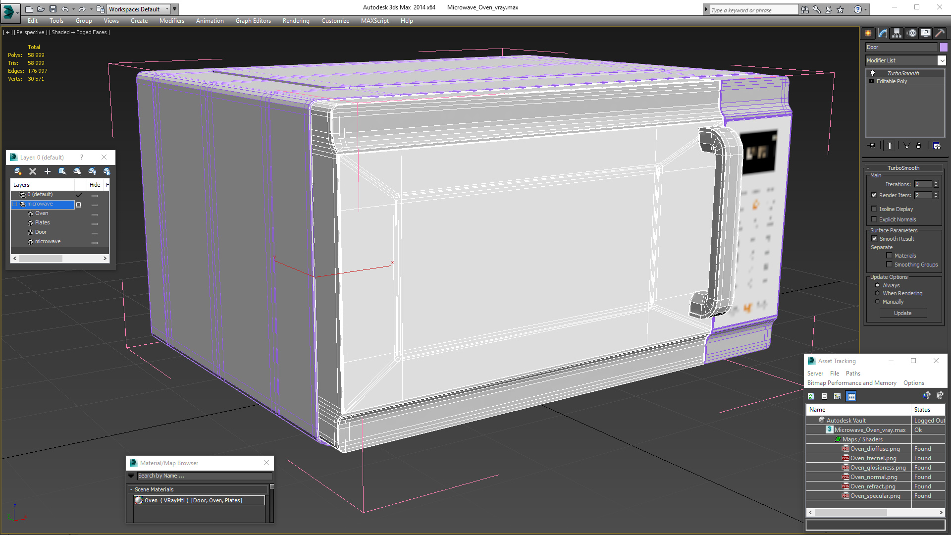 Microwave Oven 3D model