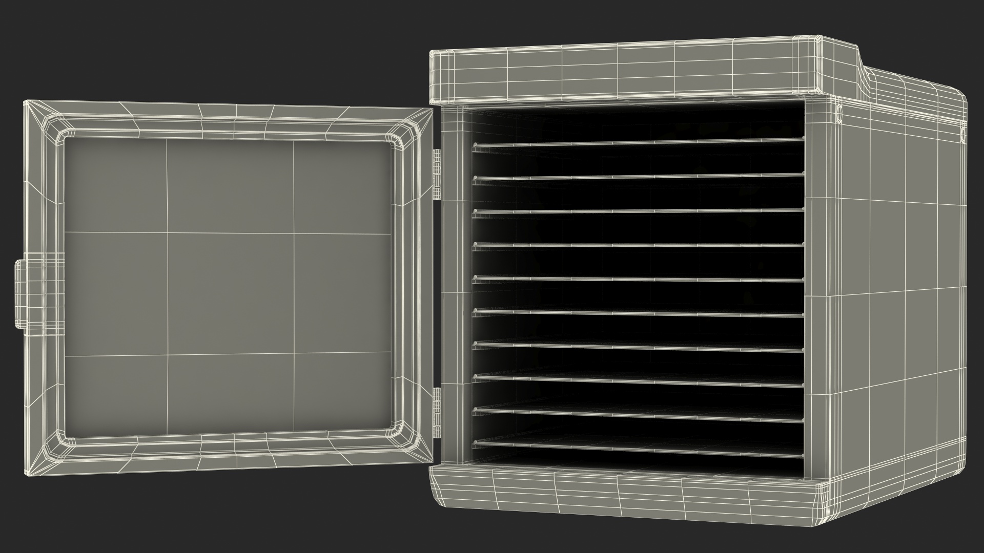 3D Food Dehydrator Machine model