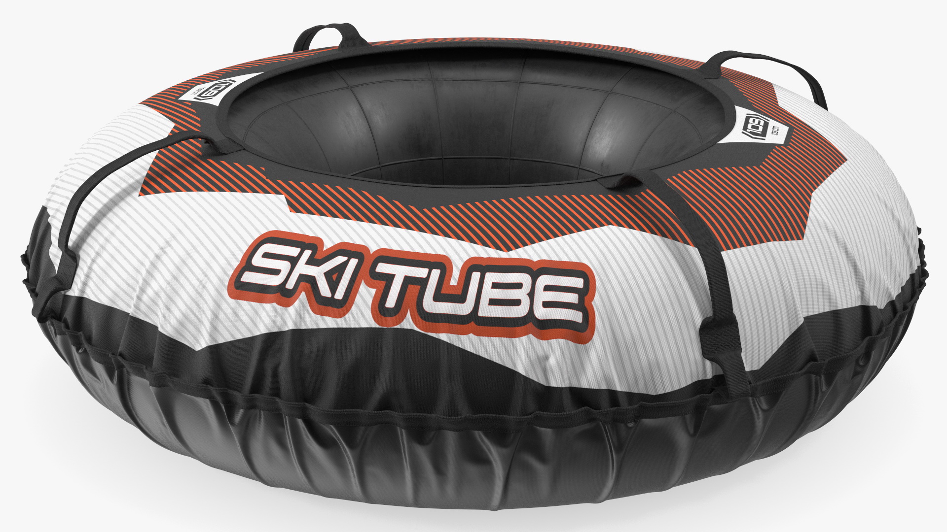 3D Large Snow Tube White