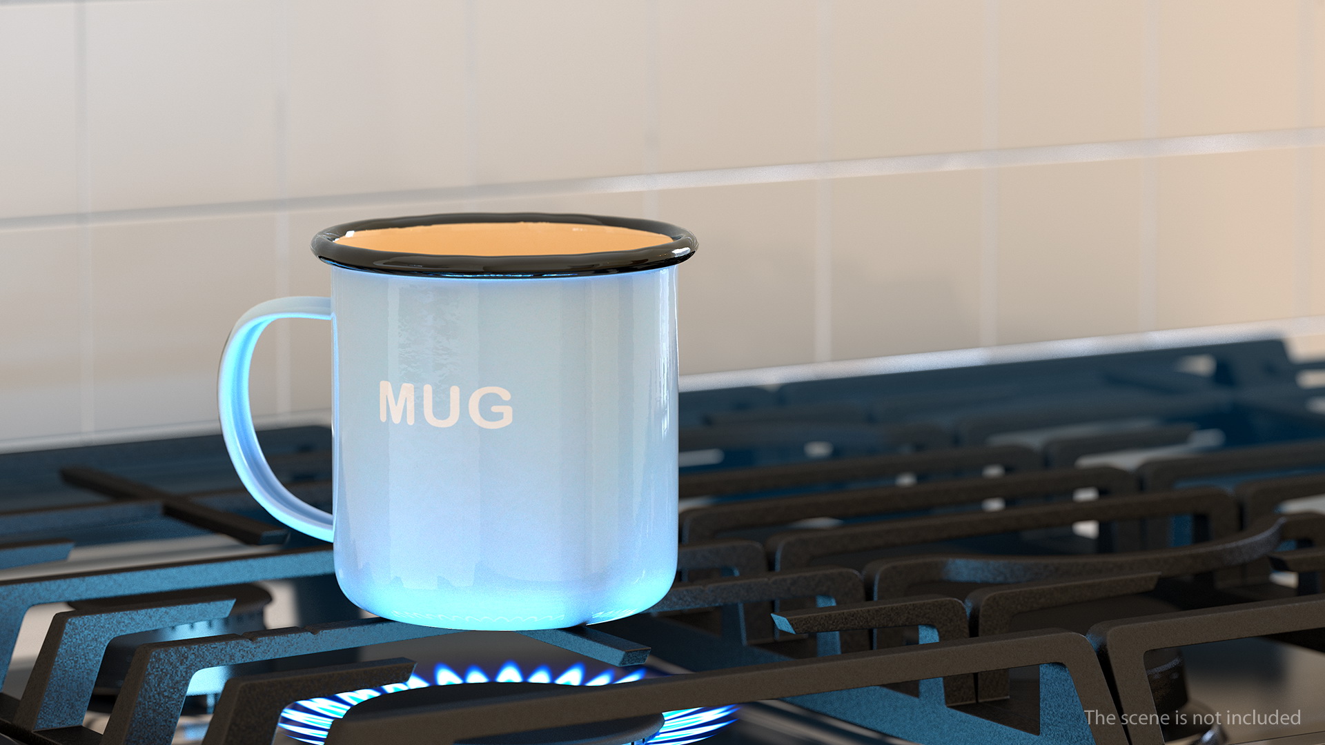 3D model Enamel Mug