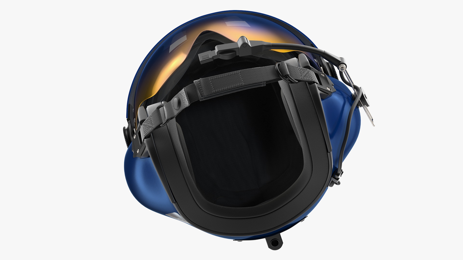 3D Evolution 252 Helicopter Helmet with Visor Cover model