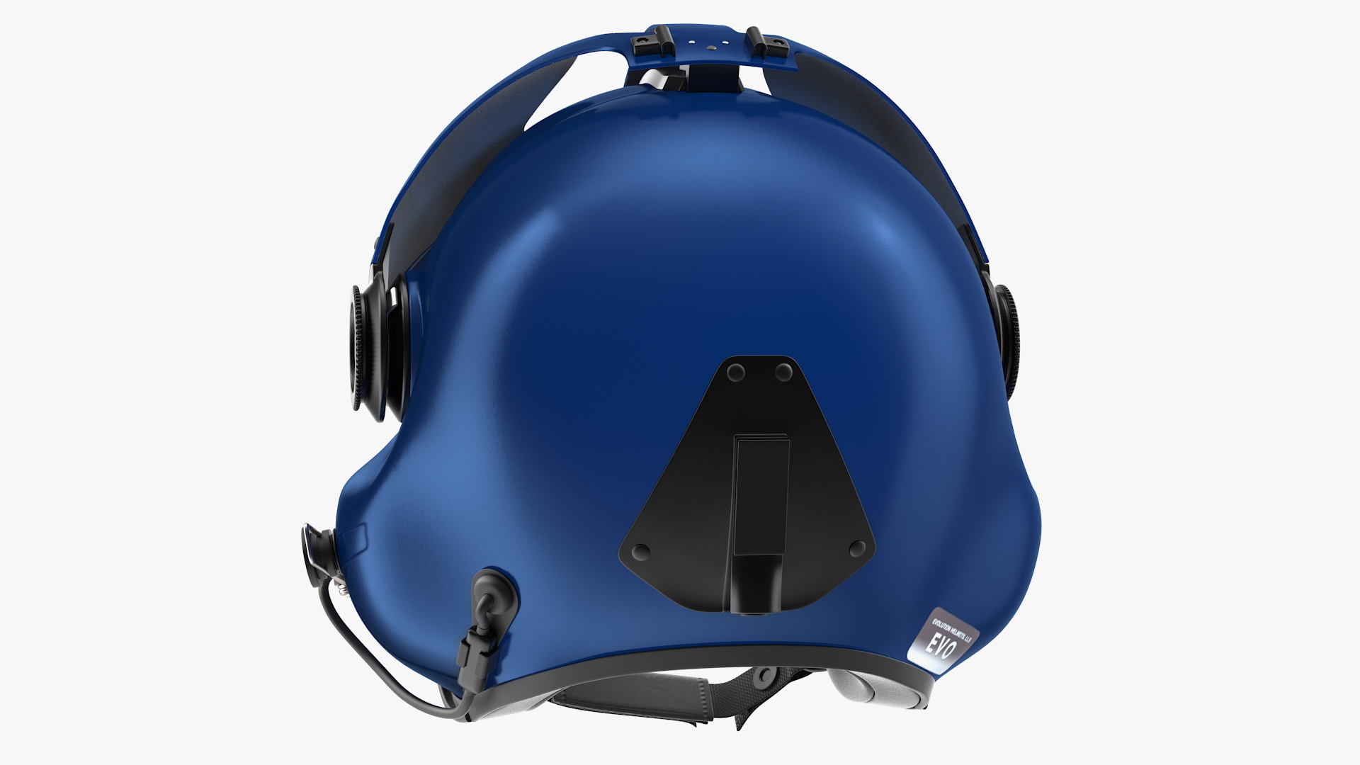 3D Evolution 252 Helicopter Helmet with Visor Cover model