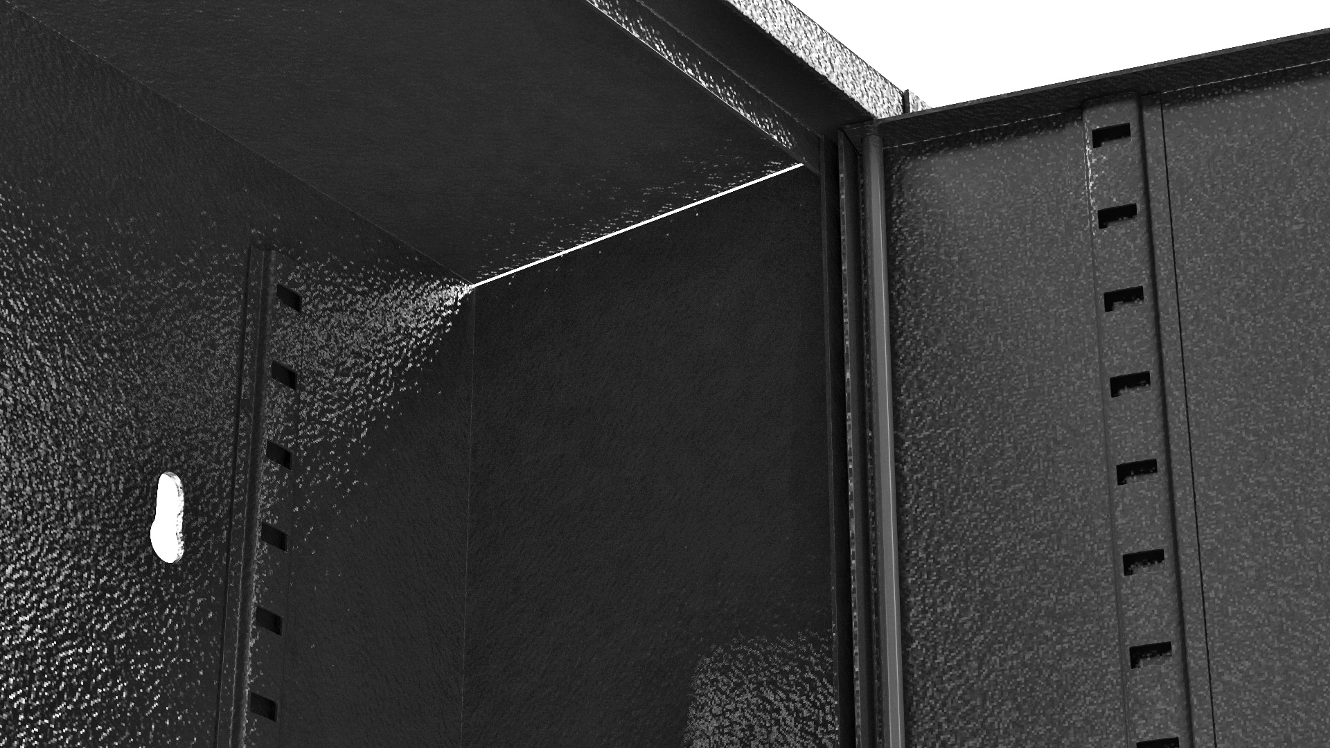 3D Wall Mount Empty Industrial Box