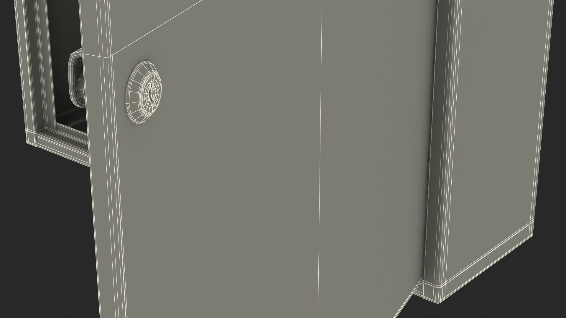 3D Wall Mount Empty Industrial Box