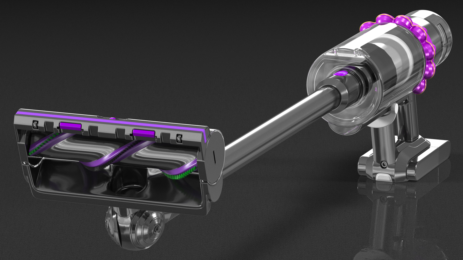 3D Cordless Vacuum Cleaner with Turbine Nozzle model
